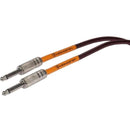 Cabo Para Instrumento Têxtil Hayonik Player P10 3m Marrom