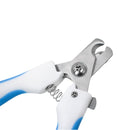 Alicate Pet Tesoura Corte De Unhas Com Lixa Cor:azul