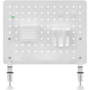 Pegboard Office Painel Organizador Fortrek Grid Space 42x48 Branco