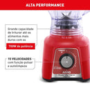 Liquidificador Arno Power Mix LQ34 700W Limpa Fácil Vermelho 220V
