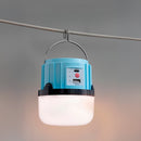 Lanterna Recarregável Estilo Lampião Usb Solar Cor:azul