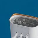 Mini Ventilador Climatizador Duplo De Mesa Portátil