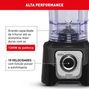 Liquidificador Arno Power Max LN78 1200W Limpa Fácil Preto 127V