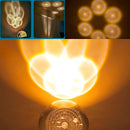 Luminária De Mesa Decorativa Esfera Base Madeira Cristal