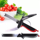 Sto244 - Tesoura Tabua De Corte 3 Em 1 Verduras Carnes
