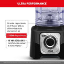 Liquidificador Arno Power Max LN66 2200W Preto 127v