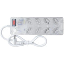 Filtro de Linha Com Proteção DPS 3P Energia 8 Clamper Transparente