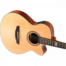 Violão Eletroacústico Strinberg Sf200c Aço Natural Satin