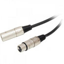 Cabo para Microfone HAYONIK Linha Brasil XLR Fêmea x XLR Macho 1m Preto