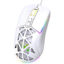 Mouse Gamer Com Fio Fortrek Striker Branco