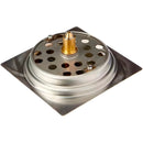 Ralo Válvula Inteligente Quadrado Aço Inox Prateado