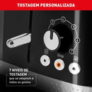 Torradeira Arno Soleil SPTO com 7 níveis de tostagem Preta 127V