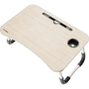 Mesa para Notebook Portátil Fortrek Lapdesk com Gaveta Embutida Madeira