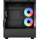 Gabinete Gamer Aerocool Viewport USB-C V1 Preto Lateral Vidro Temperado