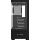 Gabinete Gamer Fortrek Crystal Mid Tower Preto