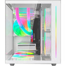 Gabinete Gamer C3Tech Aquarius MT-G810 Sem Fans Branco
