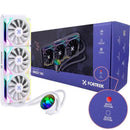 Water Cooler Fortrek Breezy 360 mm Fan Triplo Branco