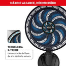 Ventilador de Parede Arno Xtreme 40cm 9 Pás VE9P 127V