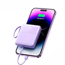 Mini Power Bank Carregador Portátil 10000m Turbo Cor:preto