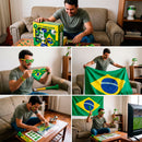 Kit Torcedor 12 Acessórios Comemoração Seleção Jogos