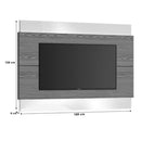 Painel Para Tv Com Detalhe Moderno Off White Freijo