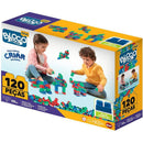 Brinquedo Para Montar Monta Mais Blocolândia Click Com 120 Peças Coloridas
