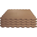 Tatame Eva Evamax 1x1m 10mm Marrom – Pacote Com 4 Placas