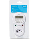 Timer Temporizador Digital 10a 2p+t Com Programação Automática