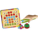 Brinquedo Educativo Mosaico Pompom Com Pinça E Cartas Montessori