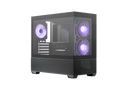 Gabinete Cooler Master Elite 490 Micro-atx Vidro Panoramico 3 Fans Argb Preto  |  E490-khnn-s00