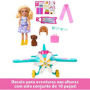 Barbie Fantasy Chelsea Conjunto Piloto De Avião