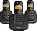 Telefone Sem Fio C/ Identificador De Chamadas + 2 Ramais Ts3113 Preto 4123103