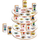 Brinquedo Patrulha Canina Equilibra Filhotes Com Blocos E Placas De Madeira