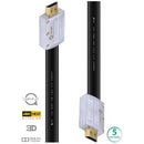 Cabo Hdmi 2.0 Flat 4k Com Conector Desmontável - 5 Metros - H20fl-5