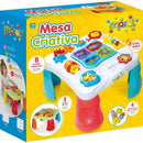 Brinquedo Educativo Mesa Criativa Com Som Branca
