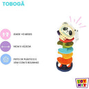 Brinquedo Educativo Tobogã 7 Voltas Urso Com Bolinhas E Cesto De Basquete