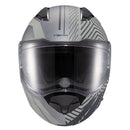 Capacete Texx Escam Kratos Cyber Cinz Fosc 56