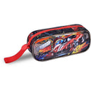 Mochila Infantil Com Rodinha Fast Machine G Com Estojo E Lancheira – Kit Completo