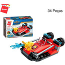 Brinquedo Para Montar Super Caminhão Bombeiro Sortido