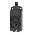 Tomada Multipla Cb - Tmu2-320 Preto 2p+t 20a Margirius