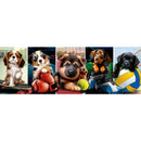 Quebra-cabeça Cartonado Cachorros Esportistas 350 Peças Panorama