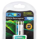 Bateria Recarregável 18650 Para Lanterna Flex