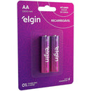 Pilha Recarregável Elgin Aa 2500mah 1,2v - Blister Com 2 Unidades