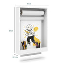 Painel Lousa De Criança Para Escrever E Desenhar Branco