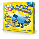 Massa Para Modelar Criativa Art Kids Dinossauro 2 Azul