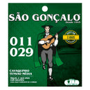 Encordoamento Cavaco Niquel Com Bolinha 0.029 Pacote 03 Unidades São Gonçalo