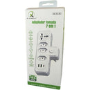 Adaptador Para Tomada Multifuncional 2p+t 10a Bivolt (7908417116396)