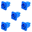Conector Powercon Painel Azul 3 Polos 20a 250v Storm 5 Un