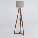Luminaria De Piso Tripé Design Moderno Off White