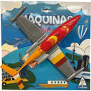 Brinquedo Máquina Avião A Jato Com Rodinhas E Adesivos